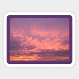 Sky on Fire Sticker